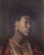 Leopold Carl Muller Portrait d'une Nubienne (mk32) China oil painting reproduction